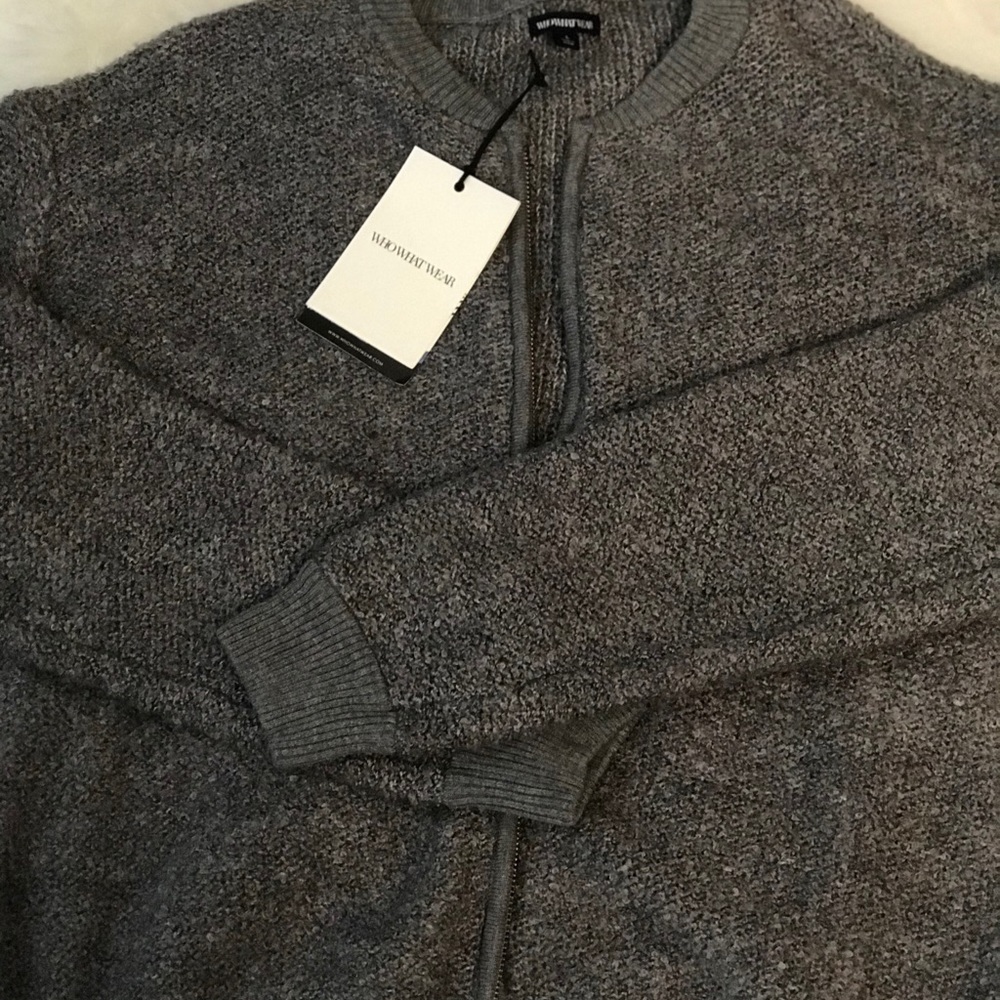 New Who What Wear Gray Sweater